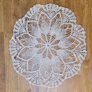 Set of 5 Hand Crocheted Doilies